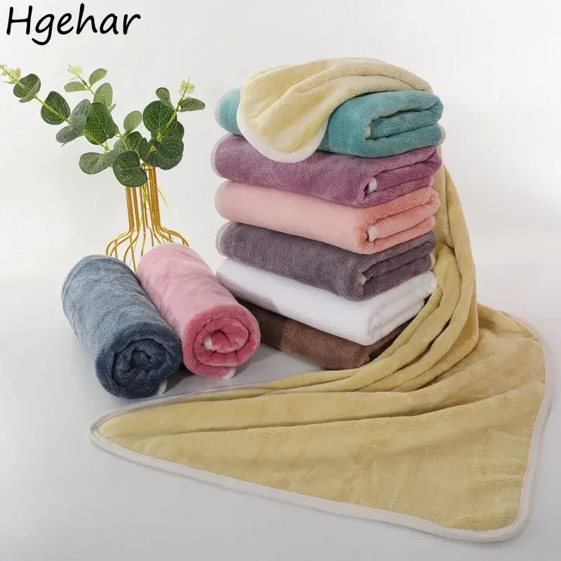 Plain 35x75cm Towel Face Hair Hand Shower Multi-purpose Soft Quick Dry Absorbent Washcloth Minimalist Household Toallas 11 Color