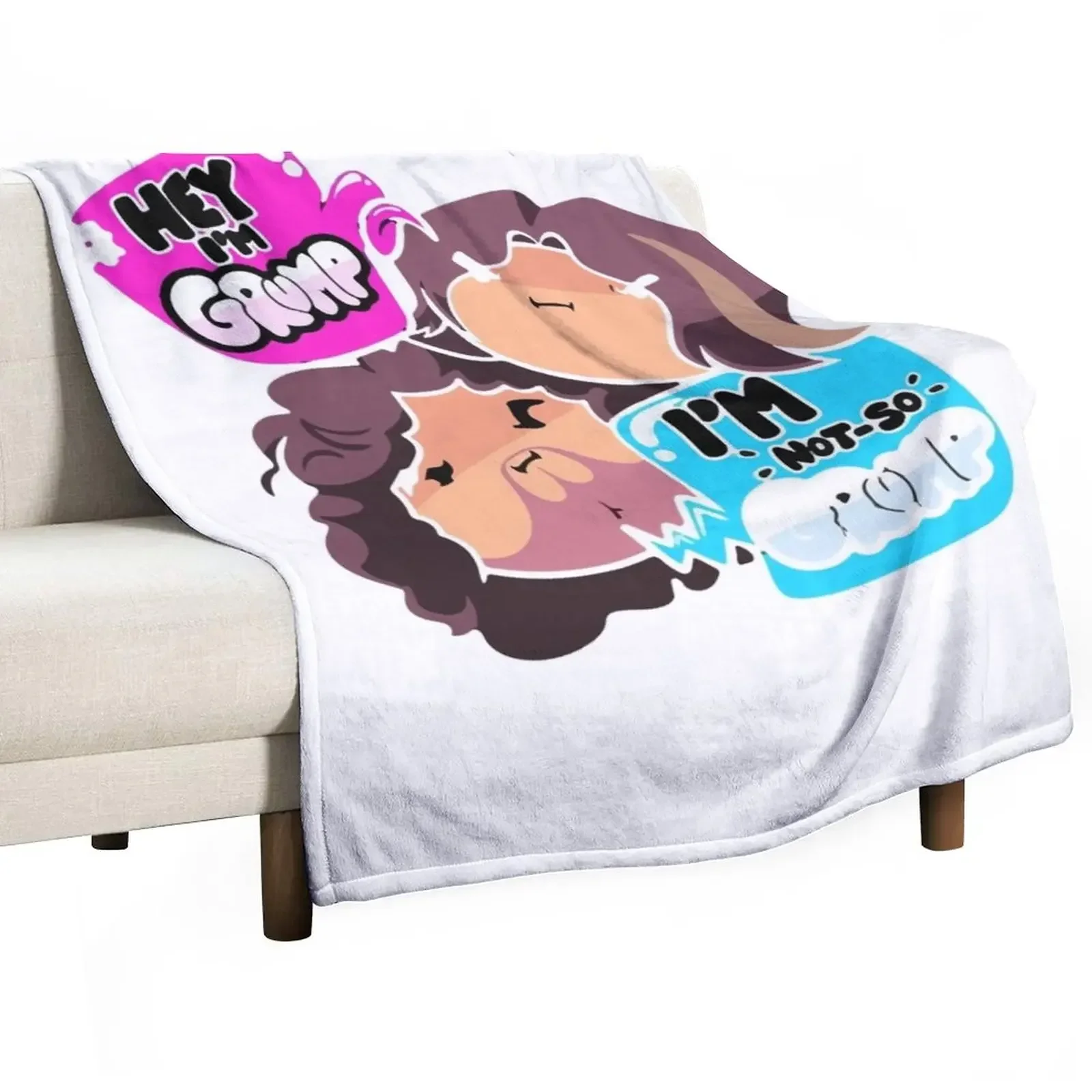 Game Grumps Throw Blanket Plaid Cute Tourist for sofa Blankets