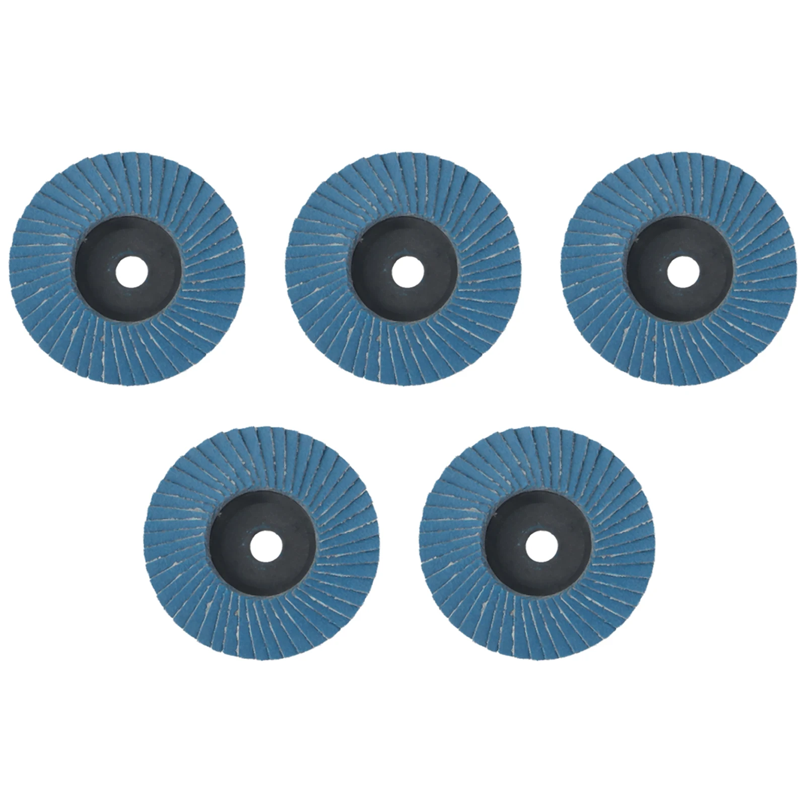 3 Inch Grinding Discs 5pcs 40-120 Grits 40-120# 40/60/80/120 Grits 40/60/80/120# Blue Flap Wheels Wood Cutting