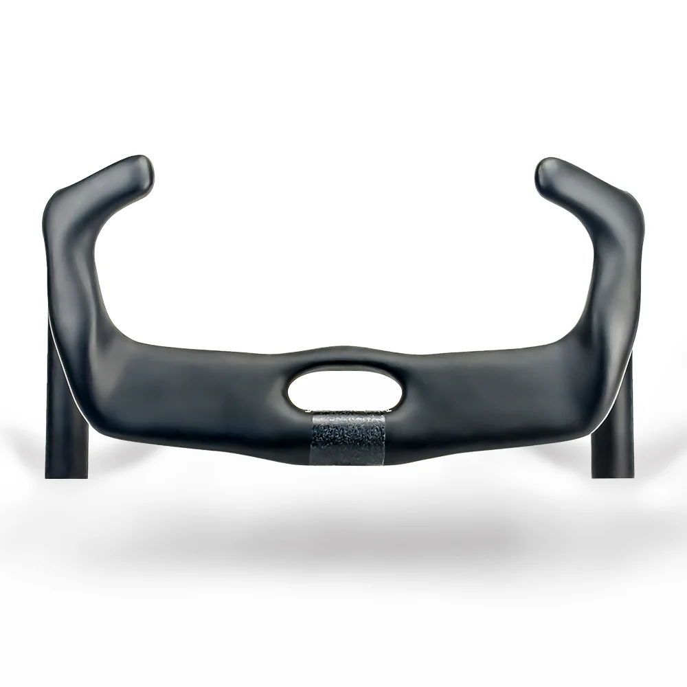 BALUGOE Carbonfaser-Rennradlenker Sprint Match Fahrradlenker TT Bike Lenker Fest Schwarz Matt 31,8mm Sport UCI – Detail 2