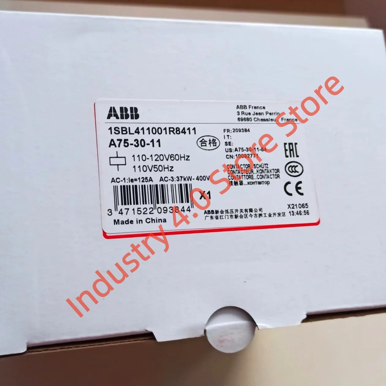 

Контактор AX205-30-11-80 AC220V, новый, 1SFL501074R8011