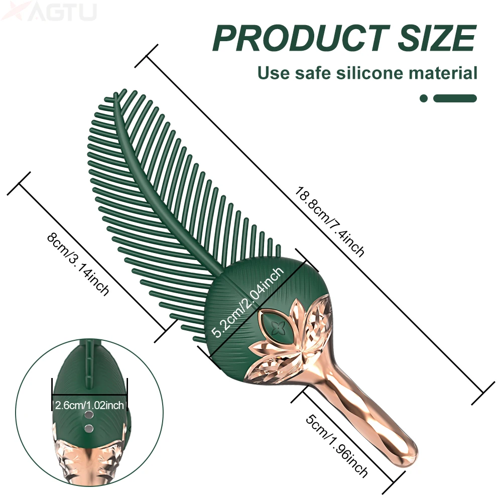 برأسين ريشة رصاصة هزاز النساء الحلمة محفز AV عصا سحرية تدليك البظر الإناث الاستمناء الجنس لعب الكبار