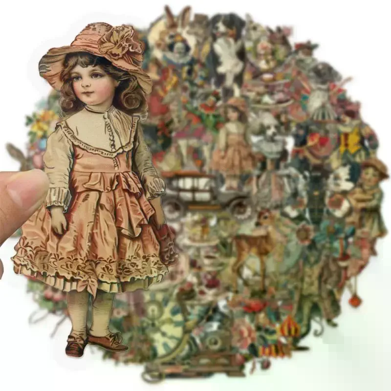 50 teile/satz Victoria Dekoration Graffiti Aufkleber DIY Gepäck Notebook Skateboard Motorrad PET Wasserdichte Aufkleber