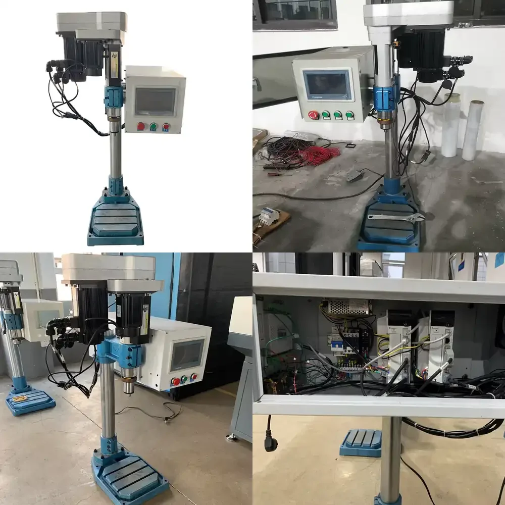 

Small Automatic Drilling Machine with Electronically Controlled Drilling and Tapping Machine