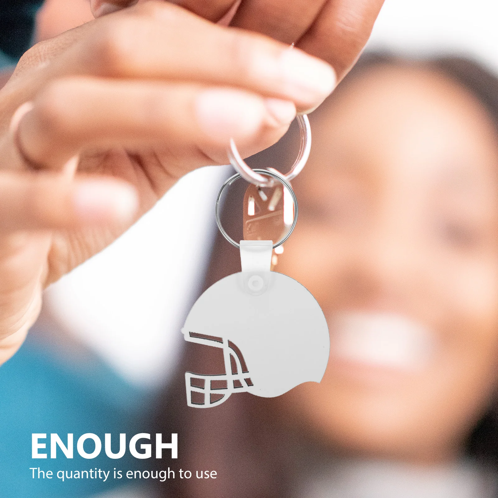 열전달 펜던트 장식용 빈 키체인 수공예품 키체인 승화 공백 탭