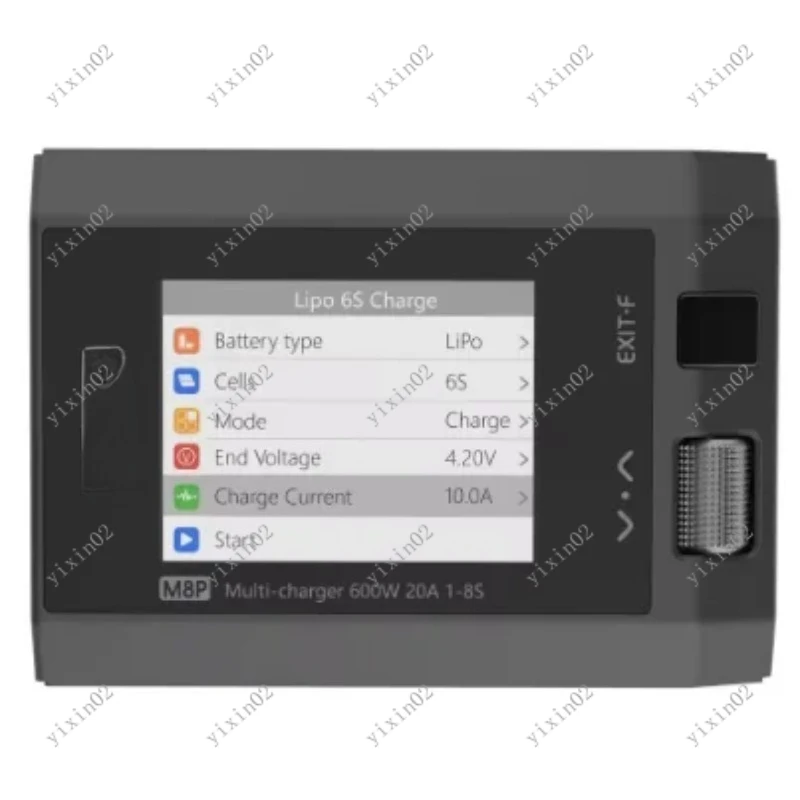 600W 20A DC Balance Charger Discharger for 1-8S Lipo Battery ESC Tester Receiver - Multi-Channel Battery Checker