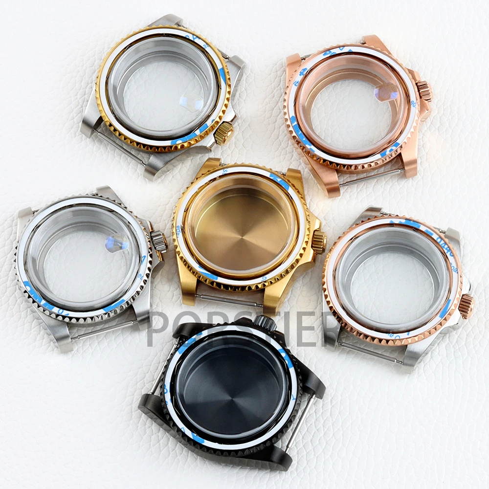 

NH35 Watch Case 40mm Sapphire Glass No Bezel Solid 316L Stainless Steel for Seiko NH34 NH35 NH36 NH38 Movement 28.5mm Dial
