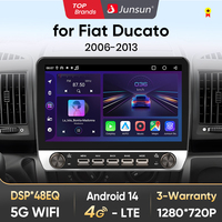 Junsun AI voice Wireless Carplay Android Auto Radio for Fiat Ducato 2006 2007 2008 2009 2010-2013 Button Car Intelligent System