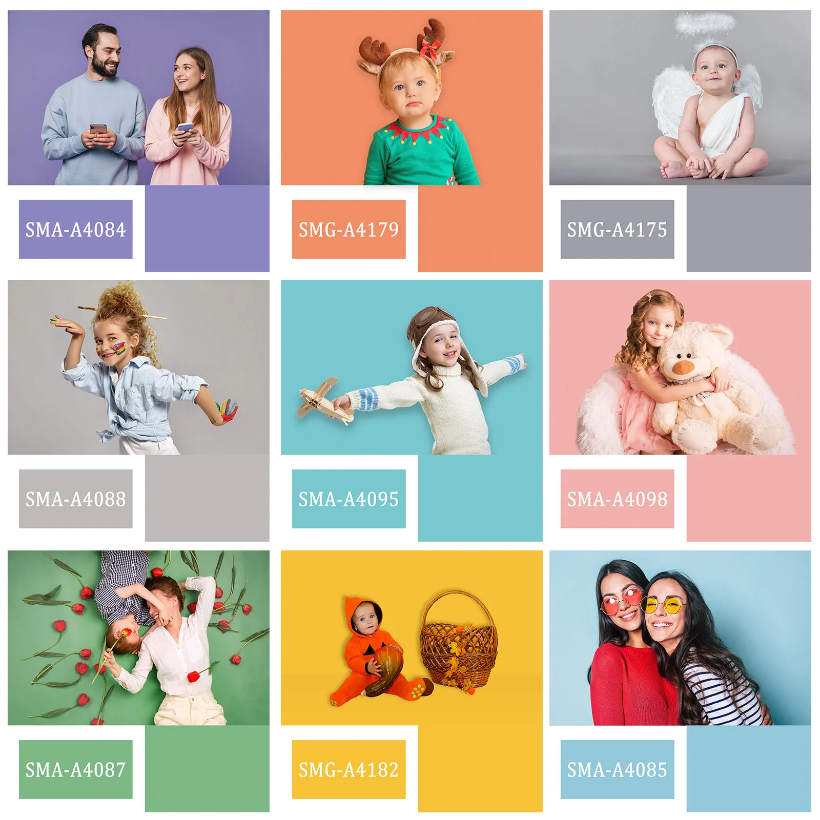 Текстурный фон для портретной фотосъемки Allenjoy из однотонной ткани семейный фон для фотосъемки детей новорожденных художественный реквизит для фотостудии