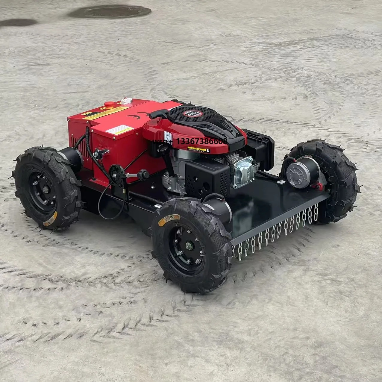 Wholesale Price Automatic Small Remote Control Slope Lawn Mower Remote Operated Engine Weeder for Home Use