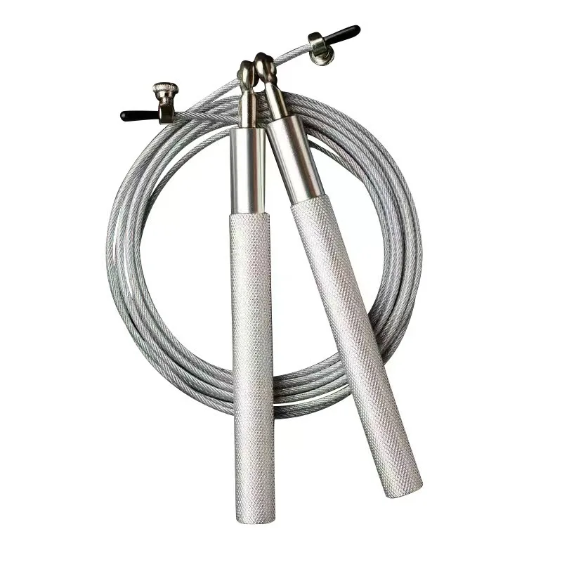 Steel wire skipping rope fitness sports equipment bearings skipping rope middle school students training aluminum alloy