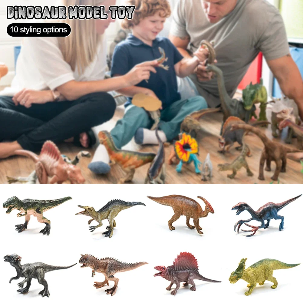 10 Styles 15cm Dinosaur Models Toys Jurassic Tyrannosaurus Indominus Rex Triceratops Brontosaurus Boys Small Gifts for Children