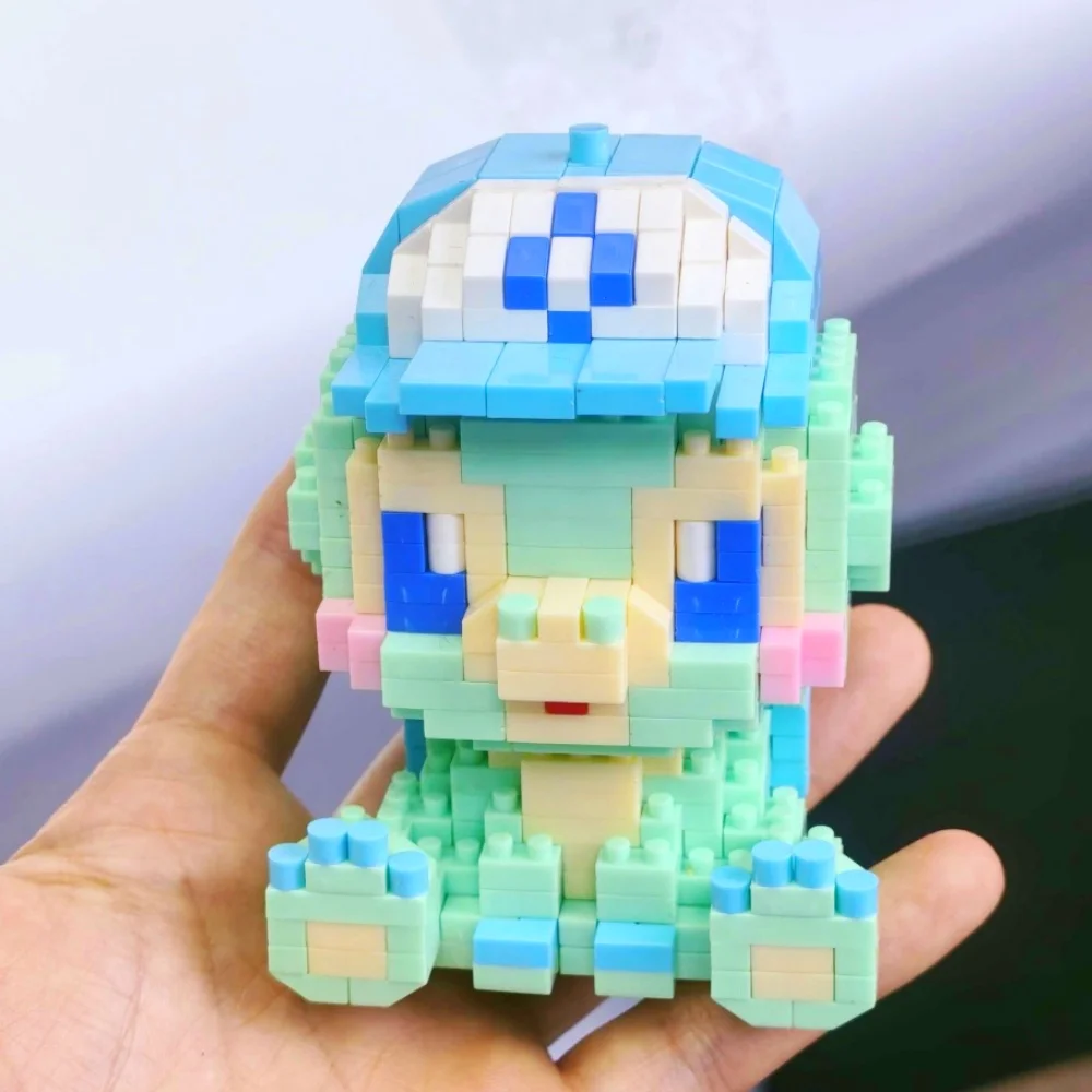 Disney-Stitch Blocos de Construção, Princesa Elsa, LinaBell, Mickey Mouse, Pato, Mini Figuras de Ação, Montar Brinquedos, Brick Kids Gifts