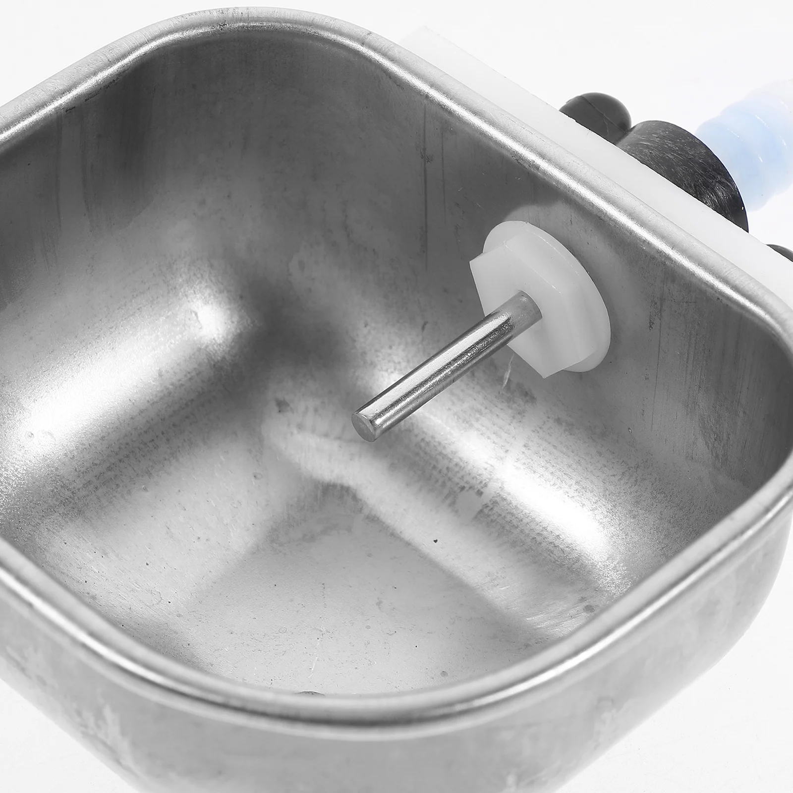 3 Pcs Rabbit Drinker Pet Waterer Automatic Feeder Drinking Bowl for Rabbits Stainless Steel Holder