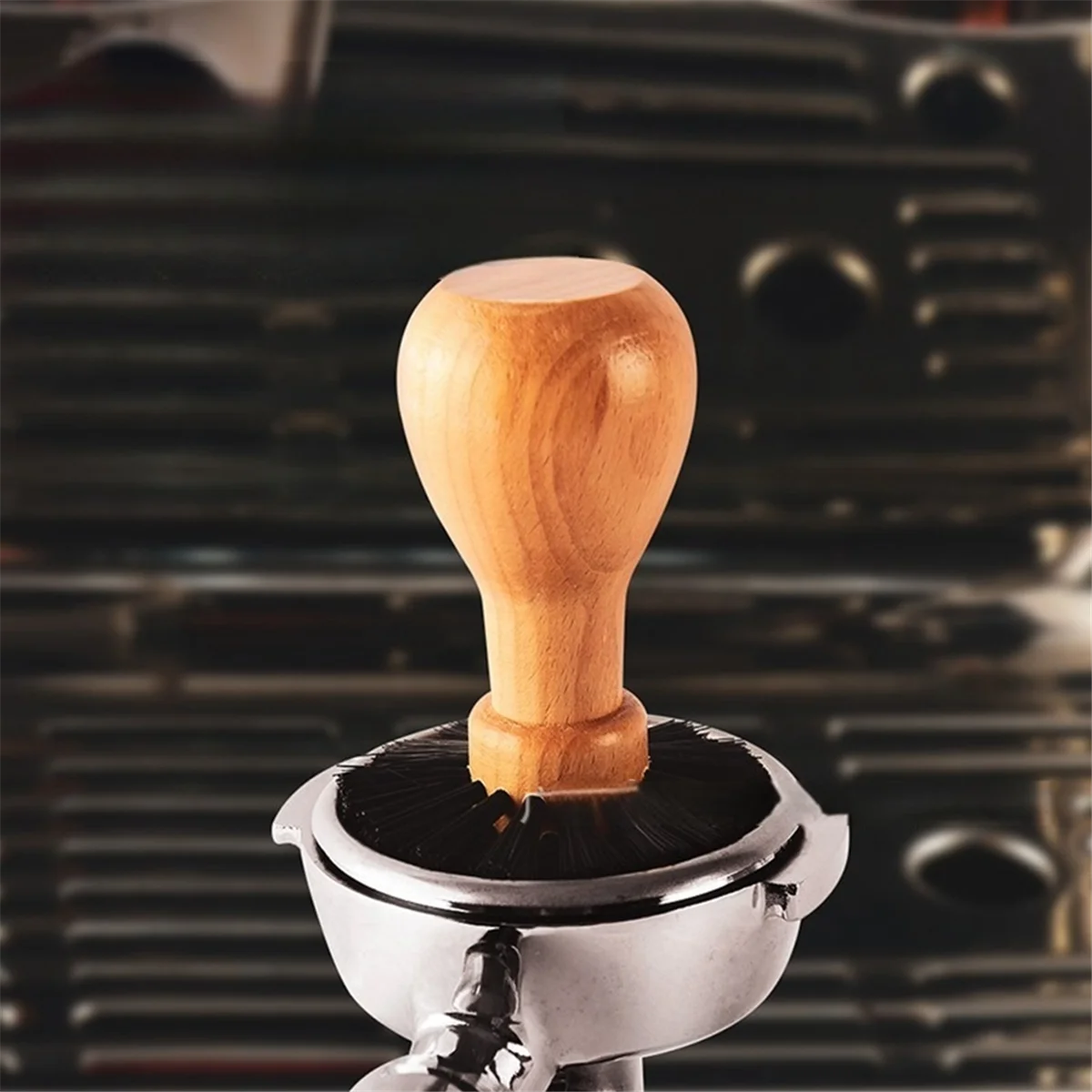 Spazzola per pulizia portafiltro per macchina da caffè espresso Spazzole per pulizia macchina da caffè Strumenti per spazzola per polvere per caffè espresso da 58 mm A-T33C