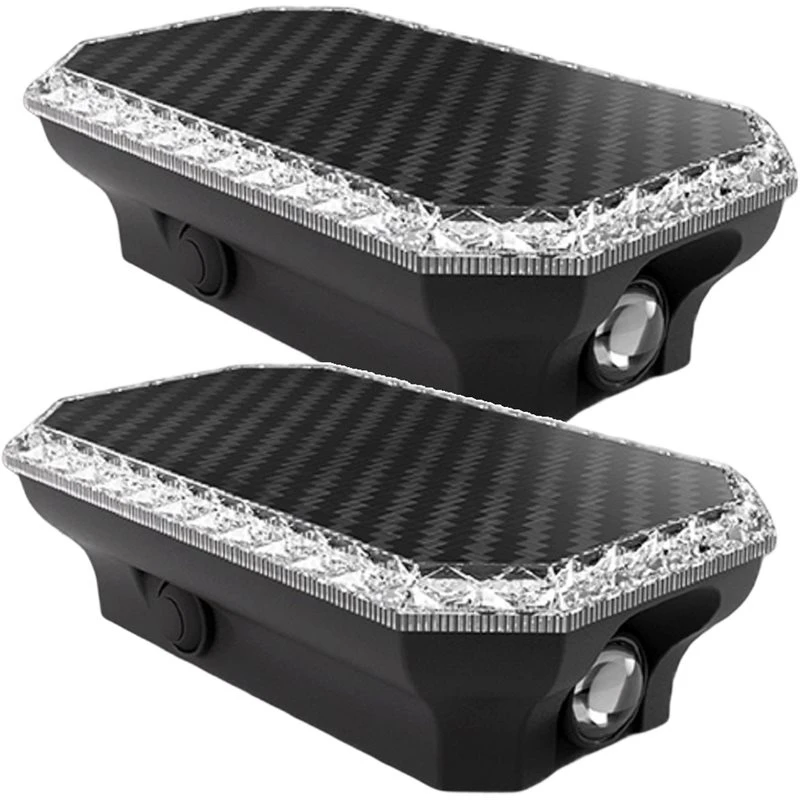 JHD 2PCS Lampes Solaires pour Clôture, Contrôle Intelligent de la Lumière, Lampes Murales Solaires Haut et Bas, Éclairage Mural pour Patio et Jardin