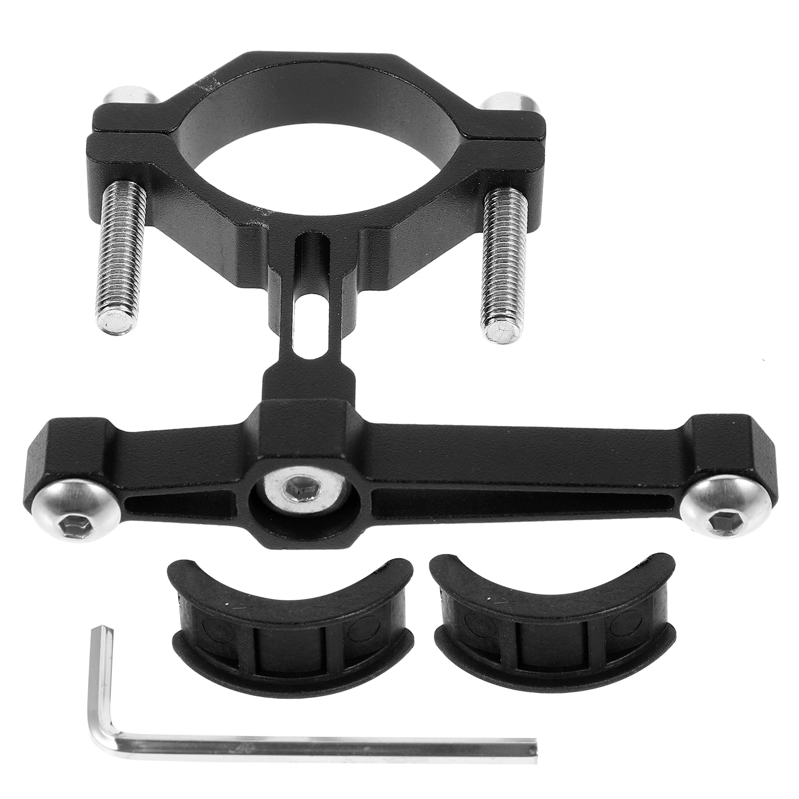 

1 set Bottle Cage Adapter Bike Water Holder Conversion Seatpost Saddle Mount Black Compatible Most Bikes Lightweight Portable