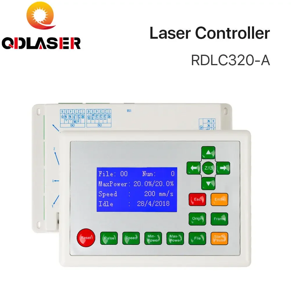 

QDLASER Ruida RD RDLC320-A Co2 Laser DSP Controller for Laser Engraving and Cutting Machine RD320 320