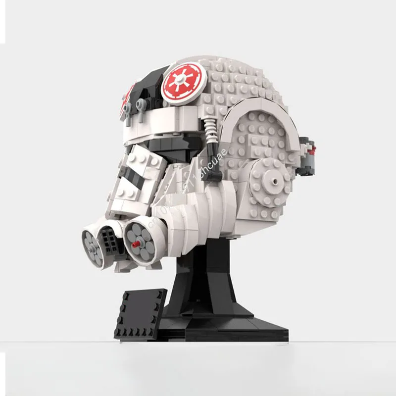 768PCS Star Battle AT-AT Driver Helmet Modular Model Moc Building Blocks Stacking Bricks Creative Kid Toy Gift Diy Educational