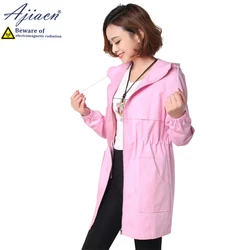 Anti-radiation women's hooded overcoat Household appliances, Office appliances Electromagnetic radiation shielding clothes