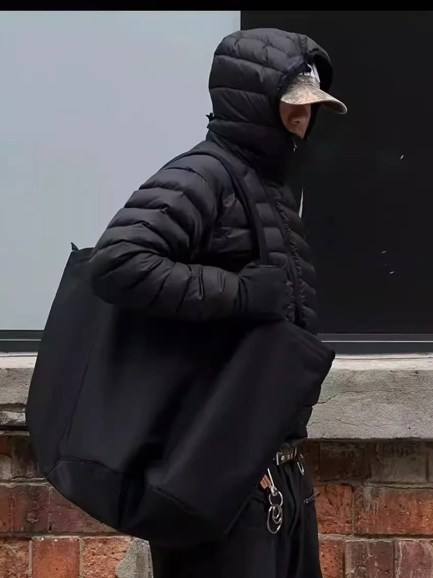 

Lightweight Cotton Jaet Hooded Casual Outdoor Versatile Warmth Windproof Water-resistant Autumn Winter New Sle Men's Coat