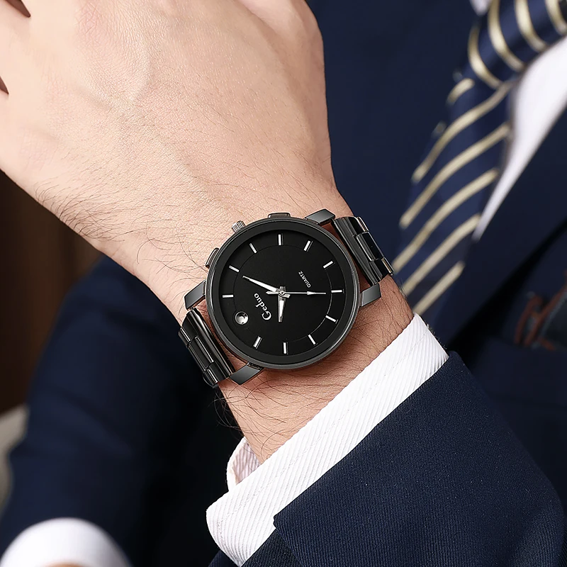 Luxury Brand Men Quartz Watch Relogio Masculino montre homme saat erkek kol saati zegarek męski en çok satılan ürünler 2023