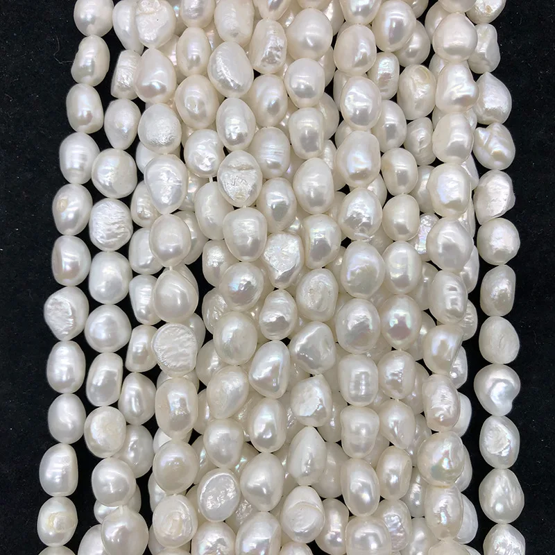 

Keshi Cultured Freshwater Pearl Beads White 10-11mm Jewelry Handmade Making DIY Necklace Bracelet Baroque Irregular Loose Beads