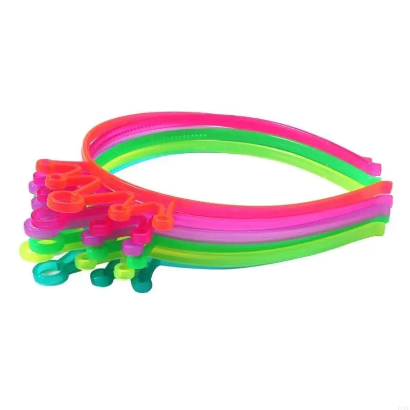 أزياء الكبار للأطفال متوهجة تاج شكل الشعر هوب مضيئة هيرباند مرحلة العروض هالوين النساء التصميم عقال Y166