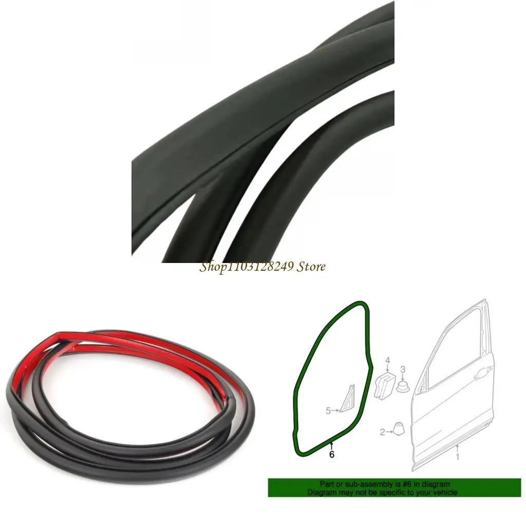 

N5KD Car Rubber Pront Door Packet для F25 Улучшенная шумоподобная изоляция 51337300242