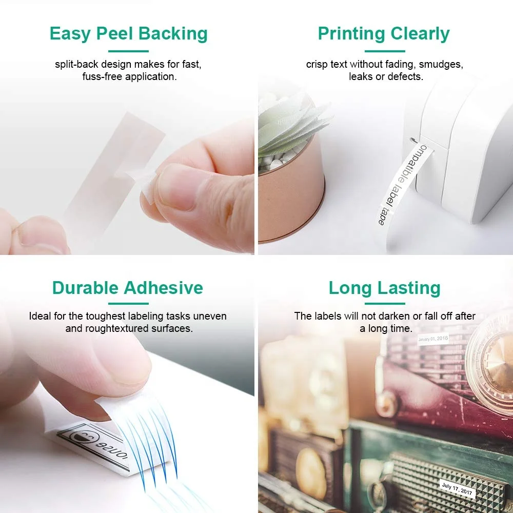 

Orison Compatible TZe-131 TZ2-131 TZo-131 12mm 0.47 Inch Standard Laminated TZ Ribbon P-touch Printer Ribbon for Brother