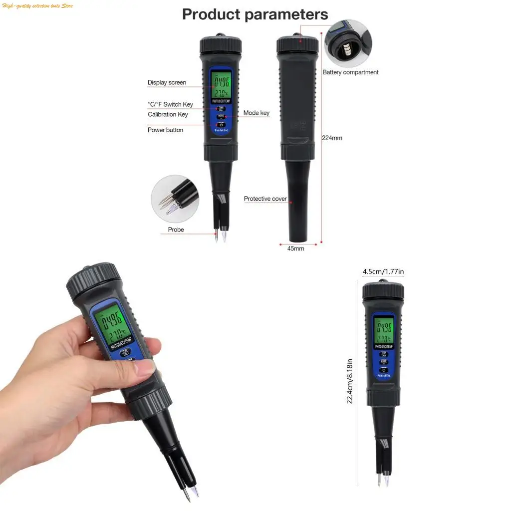 

203F Testing Instrument For TDS Temperature And Conductivity Analysis