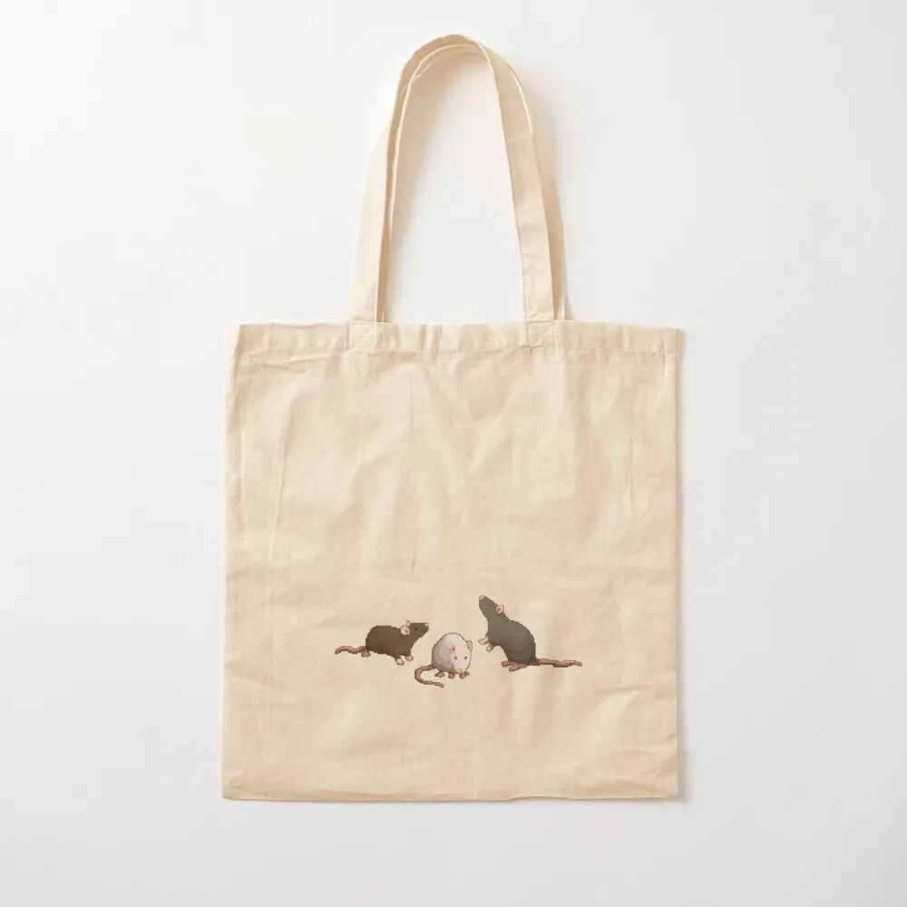 

Pixel Rats Tote Bag female bag bags luxury women canvas bags Handbags women