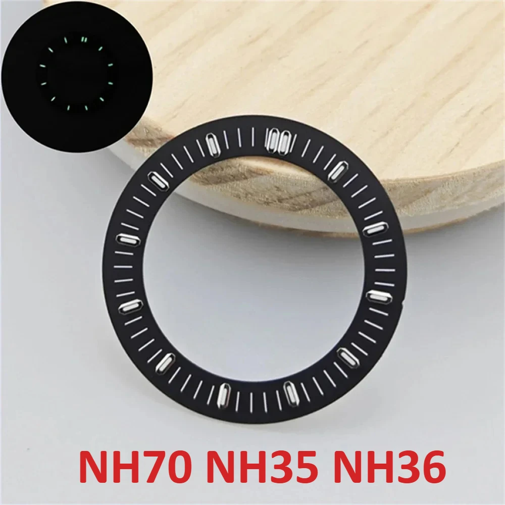 

31ｍｍ Watch Dial for NH70 NH35 NH36 Movement Green Luminous Watch Face White/Army Green/Rose/Blue/Gold/Black/Grey Dials