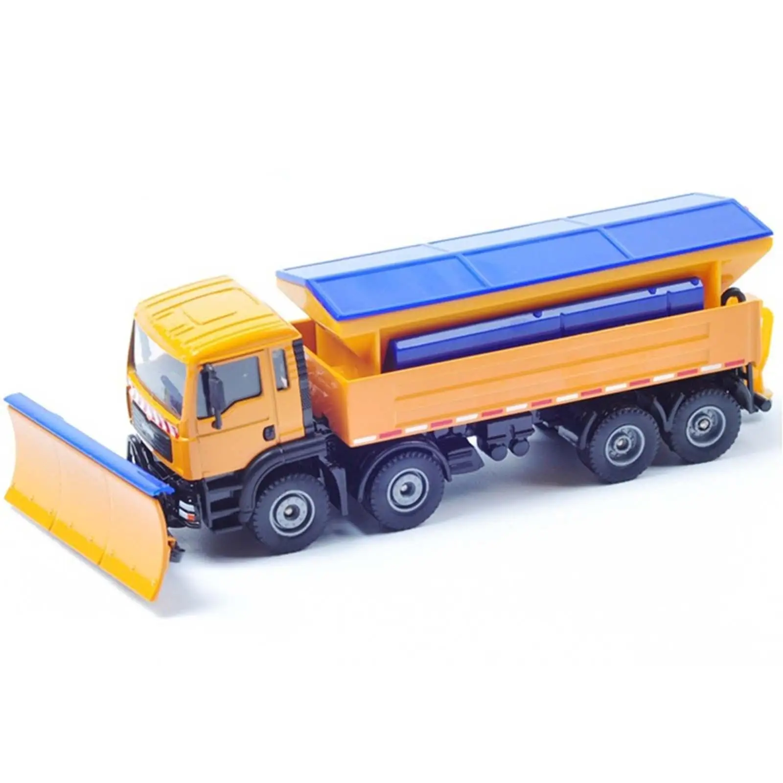 

Snow Plow Truck Toy Diecast Model Miniature Decoration Collections Construction