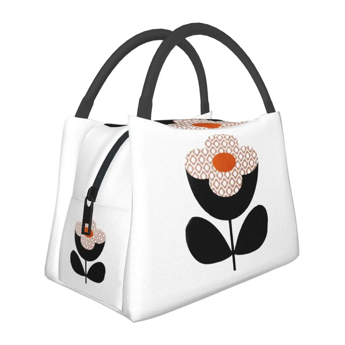 Orla Kiely – Lunchtaschen mit Stielblumen-Design, isolierte Bento-Box, Lunchtasche, Picknicktaschen, Kühler, Thermotasche für Damen, Kinder, Reisen