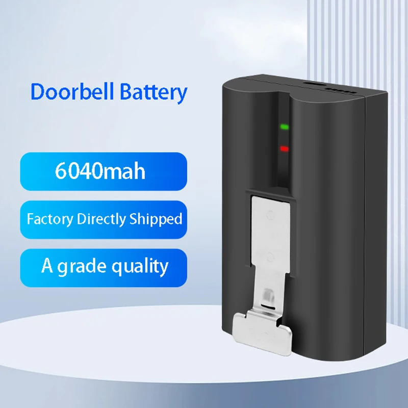 RV4 Battery For Ring Video Doorbell 2/3/4,Ring Stick Up Cam Solar Replace V4,Doorbell 3 Plus,Spotlight Cam Replace 6040mAh