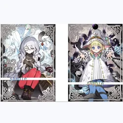 60PCS Genuine Yugioh Risette Asteria of the White Woods Card Sleeves Yu-Gi-Oh! TCG OCG Trading Cards Laser Shine Protector Case