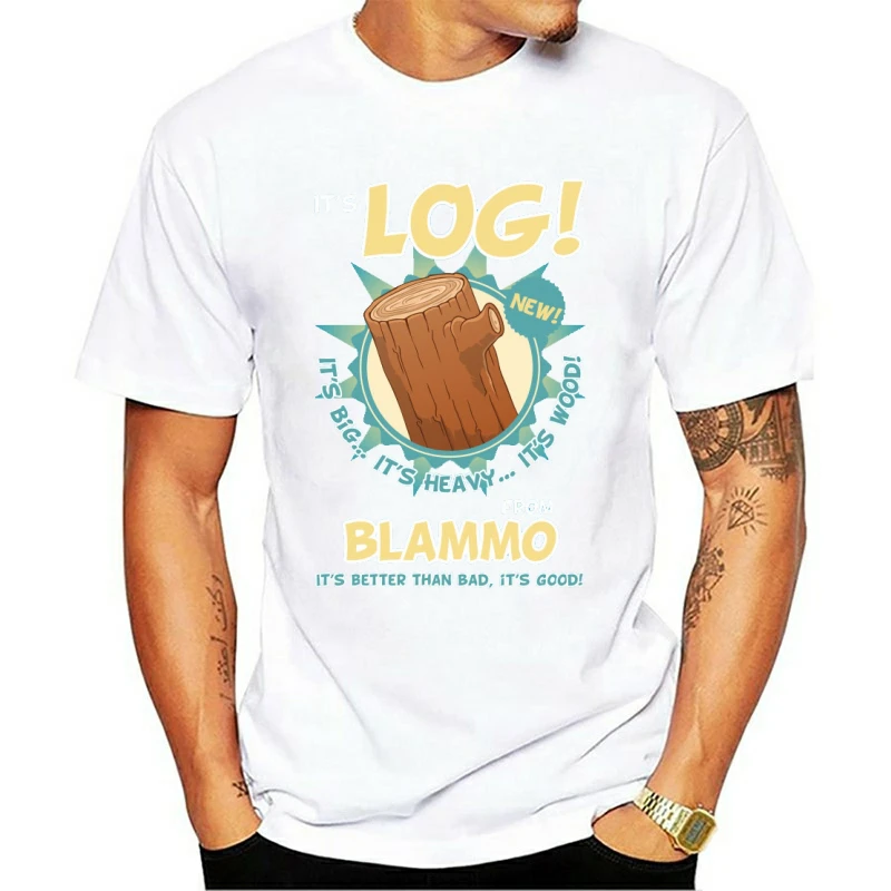 It Log! Ren and Stimpy T-Shirt O-neck Custom Printed T-shirt Men's Tee