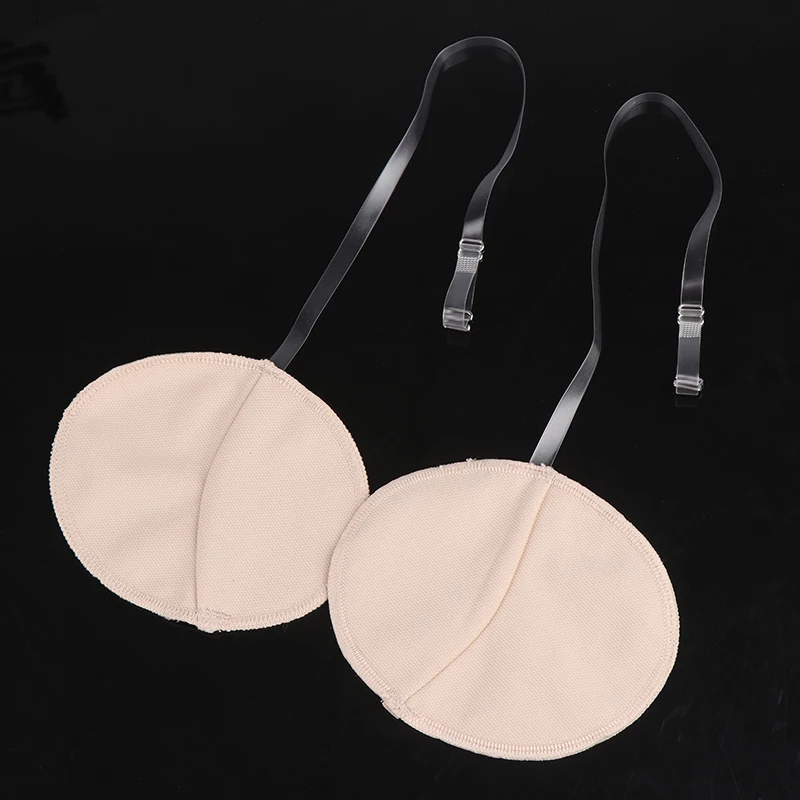 

Hot Sale 2Pcs Underarm Sweat Pad washable Armpit Absorbing Transparent Shoulder Strap