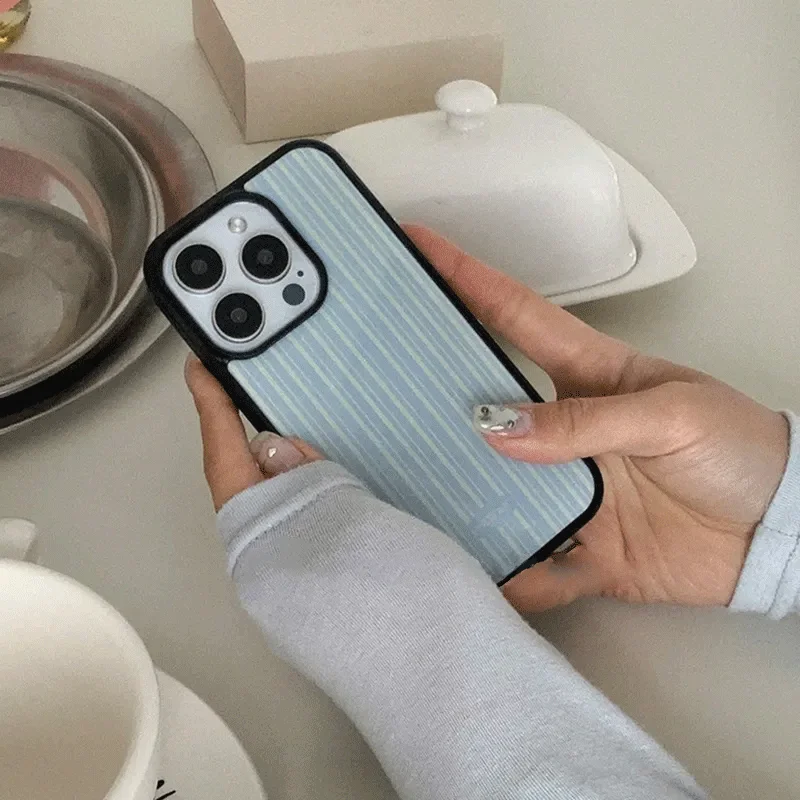 Korean Ins idol Blogger’s Style Phone Case For iPhone 16 Pro Max 15 14 13 12 11 Pro Mini 7 8 Plus Luxury Niche Y2K Phone Cases