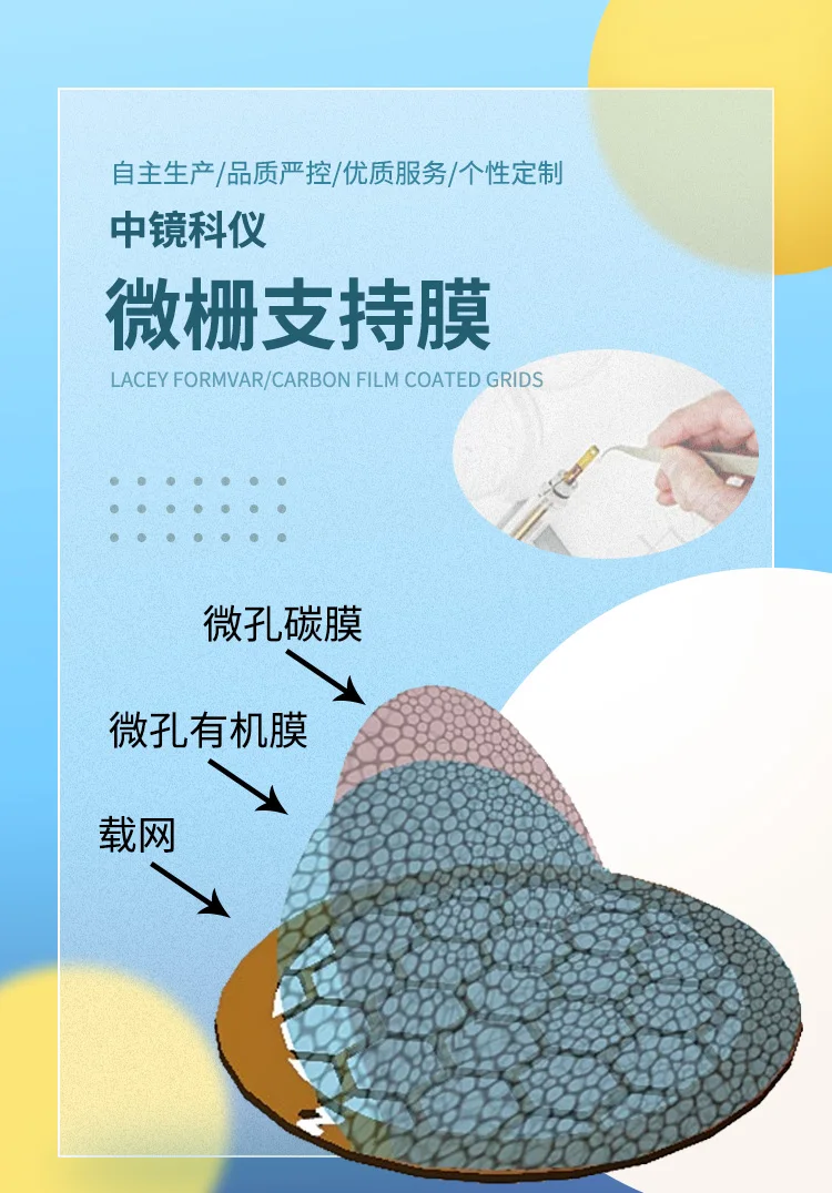 200 to 300 mesh domestic copper mesh ordinary microgate support membrane TEM mesh-carrying support membrane