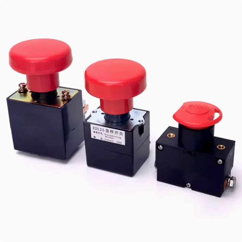 ED125A 250A DC Emergency Stop Power-Off Switch for Electric Vehicles ZJK/ED125A Forklift Safety Power Switch