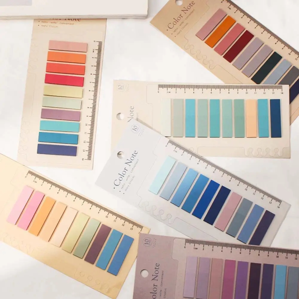 

Morandi Color Stationery Sticky Labels To Do List Paper Bookmark Marker Index Memo Pad Sticky Note Loose Leaf Index Notepad