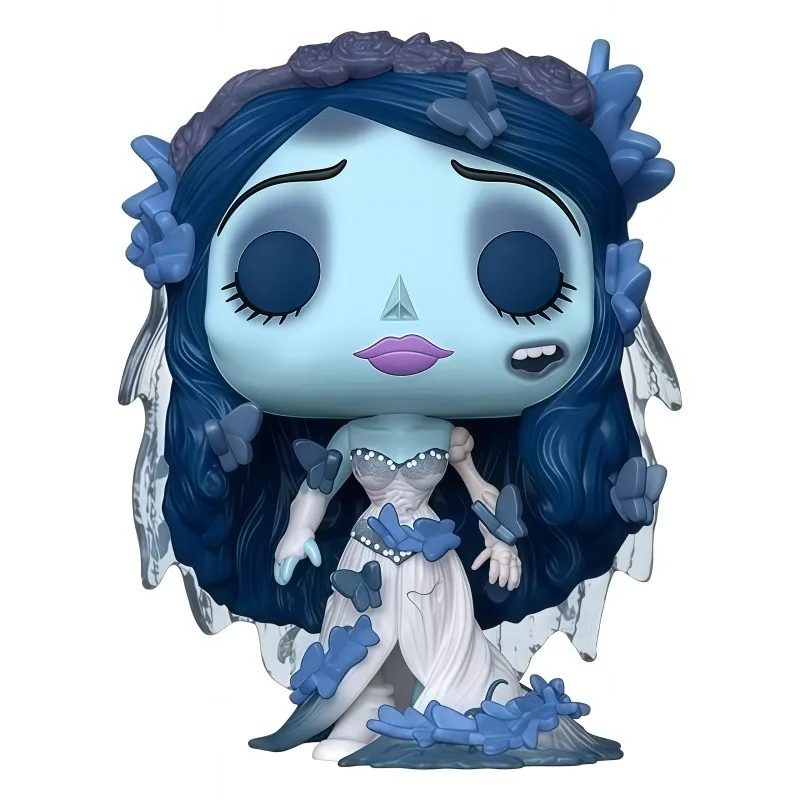 Funko Pop Tim Burton's Corpse Bride Emily Premium Vinyl Figure Collectible Desktop Display Home Decor Gift for Gothic Movie Fans view 4