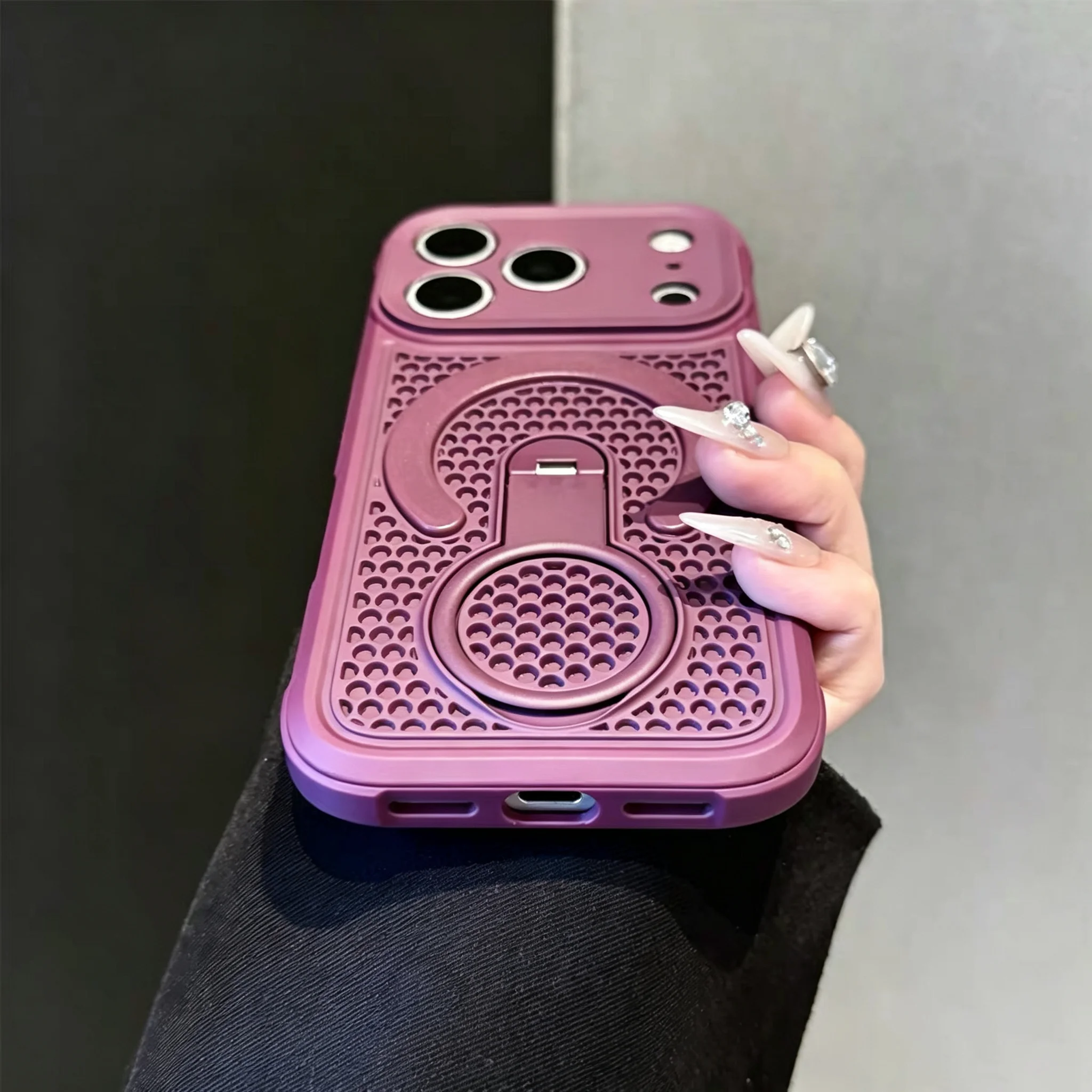 Magnético 360 ° Soporte Girato - Heat Dissipation Case reseña y precio