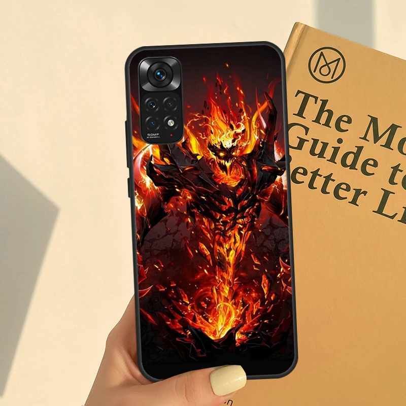 Shadow Fiend Dota 2 For Redmi Note 11 Pro Case For Redmi Note 10 Pro 7 8 9 10S 11S K40 K50 9A 9C 10A 10C Cover