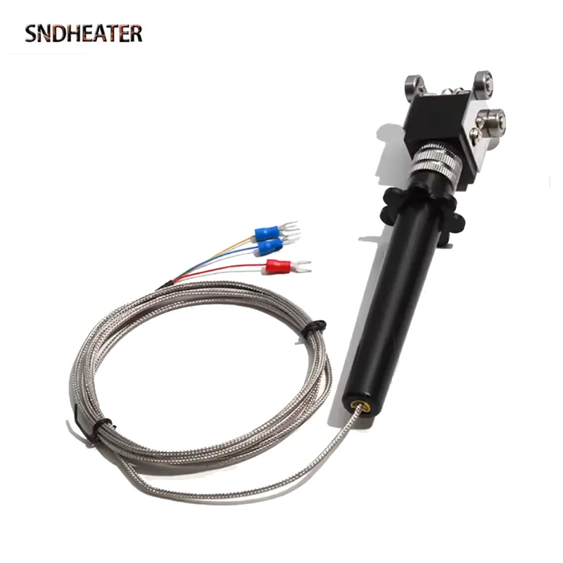 SNDHEATER PT100 4 роликовых колеса, термопара, зонд, форма ручки, скользящий датчик температуры, провод 175 мм, 1,3 м, 3 U-образный разъем