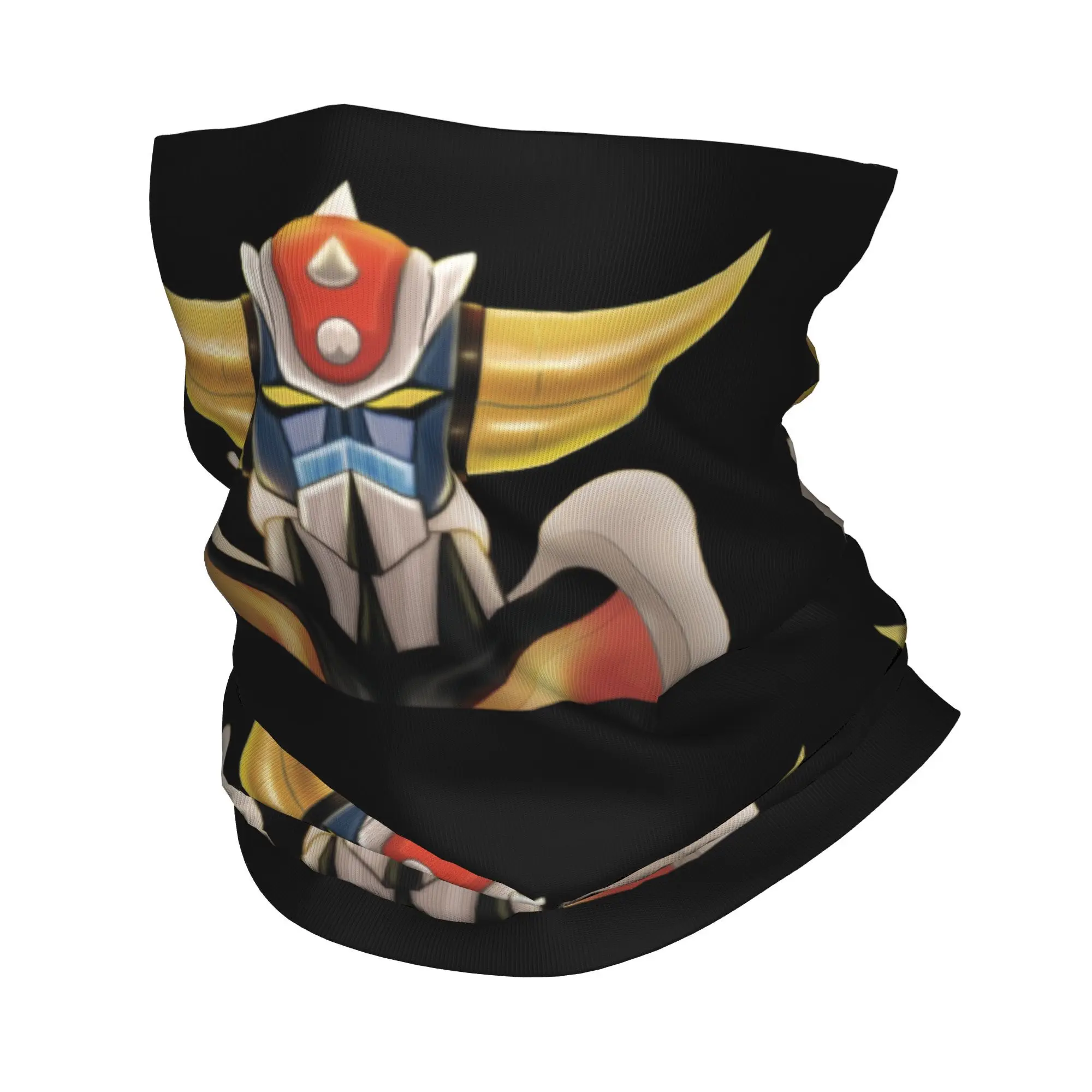 Custom UFO Robot Grendizer Goldorak Neck Gaiter Women Men UV Protection Winter Mazinger Z Bandana Scarf for Ski