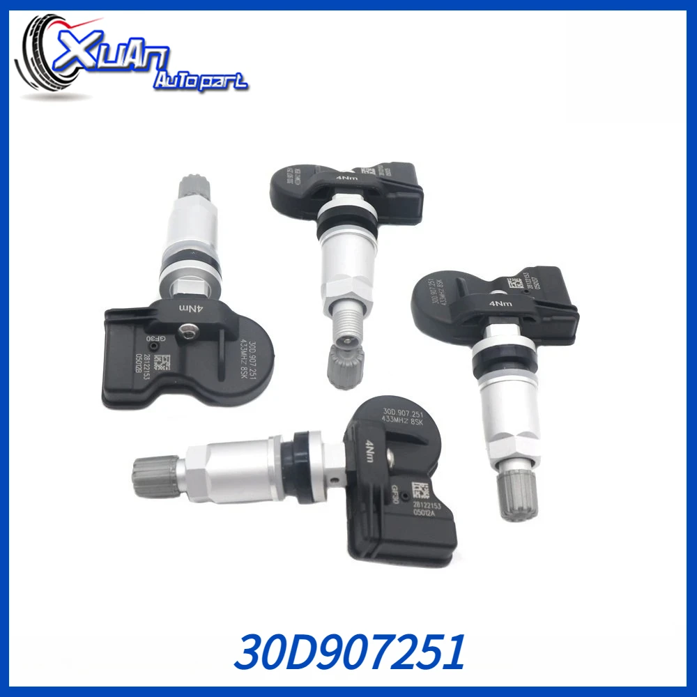 

TPMS sensor Tire Pressure Sensor 433MHZ For Volkswagen CC ID.3 ID.4 X Jetta Magotan Tiguan L Pro Passat Sagitar Tayron 30D907251