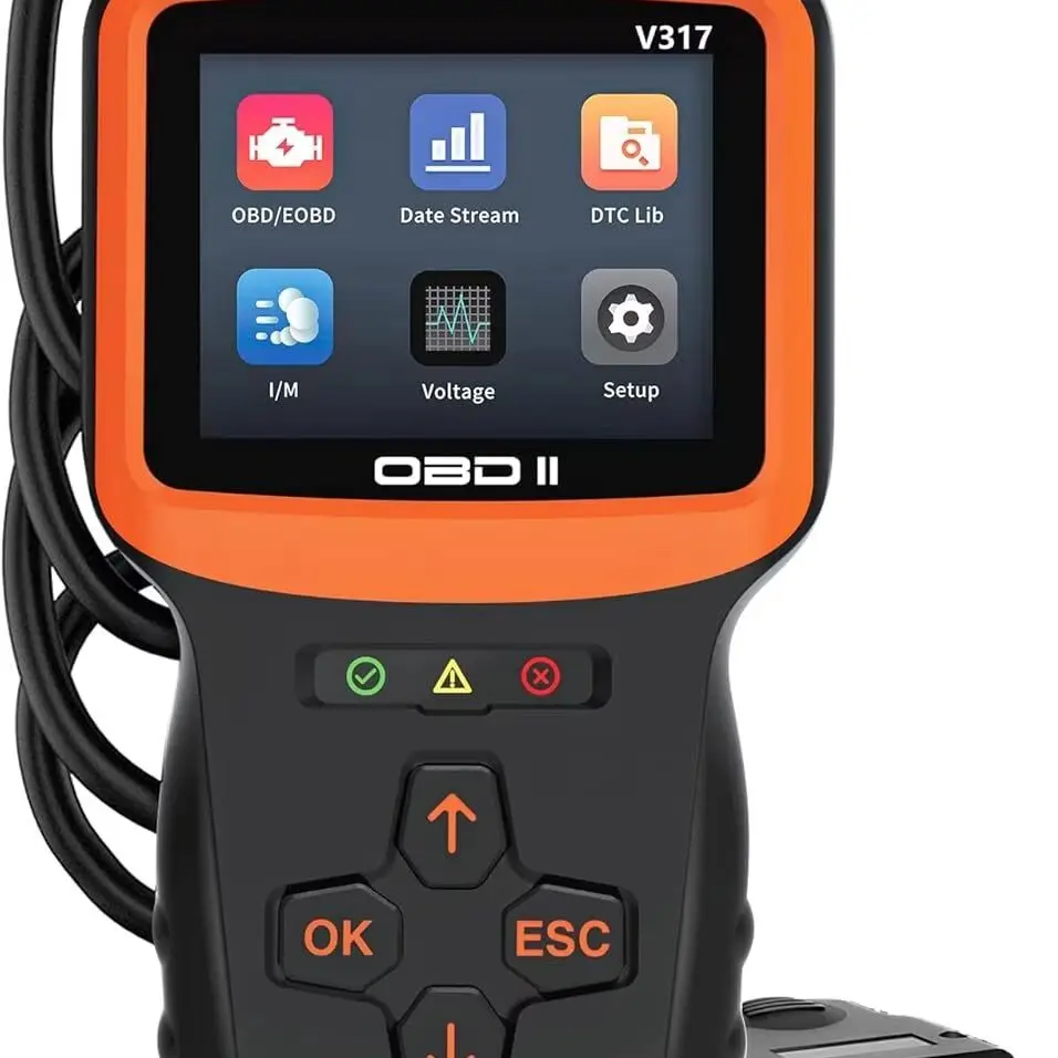 

OBD2 Scanner Tool Vehicle Check Engine Code Readers With Reset I/M Readiness & More Car OBDII/EOBD Diagnostic Scan Tool